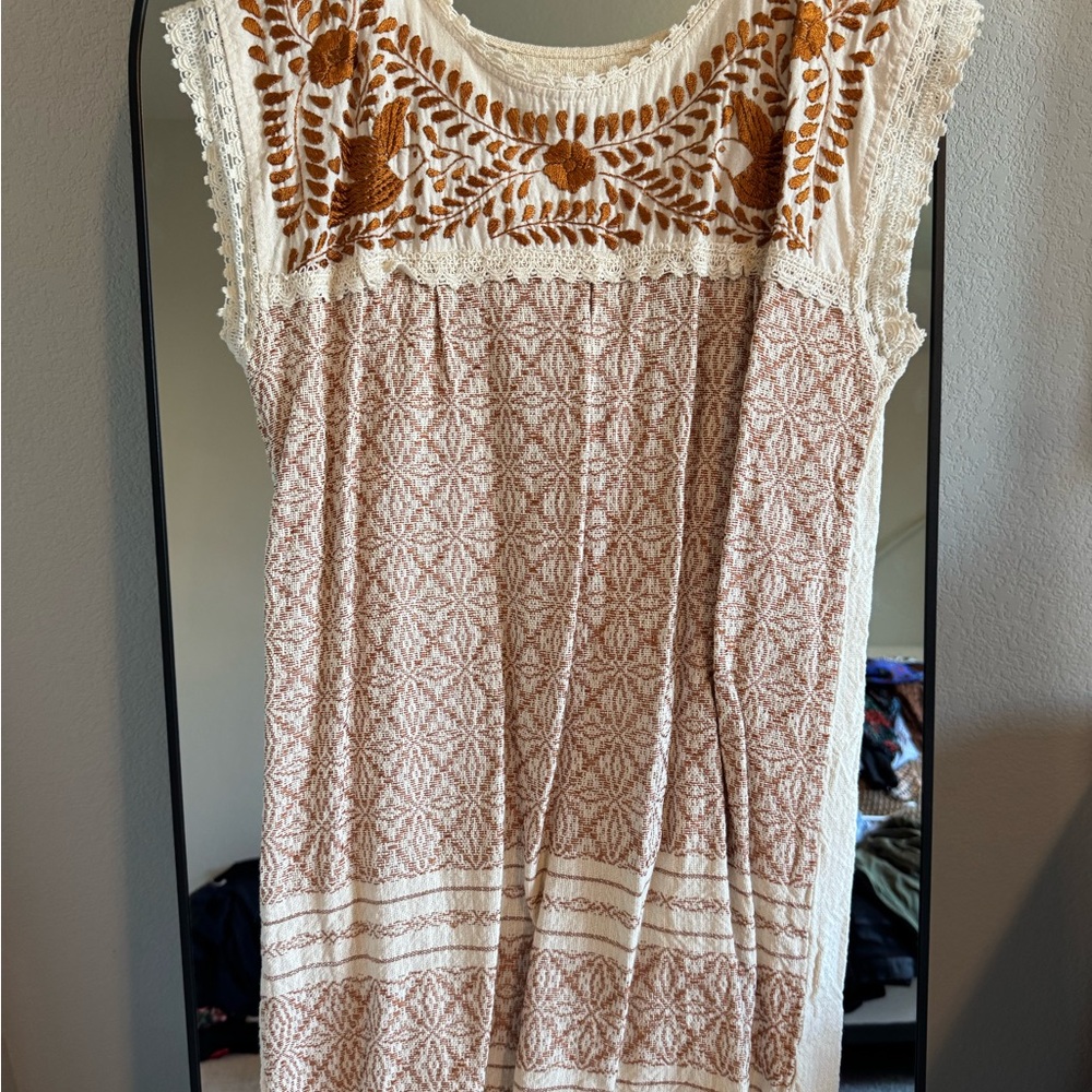 Mexican embroidery dress